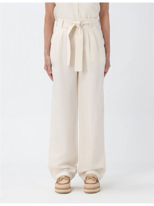 Women's linen blend trousers WOOLRICH | CFWWTR0151FRUT3043.8178